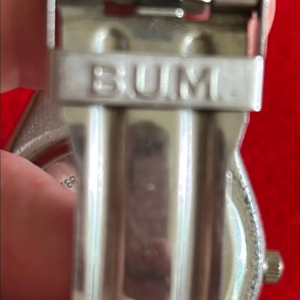 BUM Equipment Blue Dial Silver Men's Watch